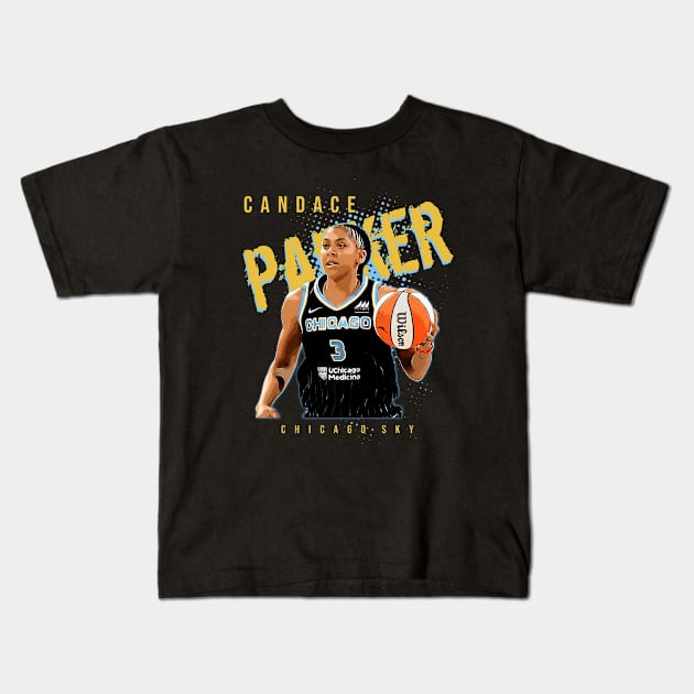 candace parker || chicago sky Kids T-Shirt by Aloenalone